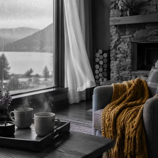 Høstens romantikk: hotellopphold for to når regnet trommer og peisen knitrer