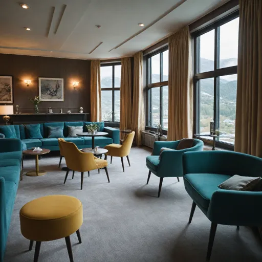 Grand bergen som elegant møtepunkt for kresne hotellgjester i vestland